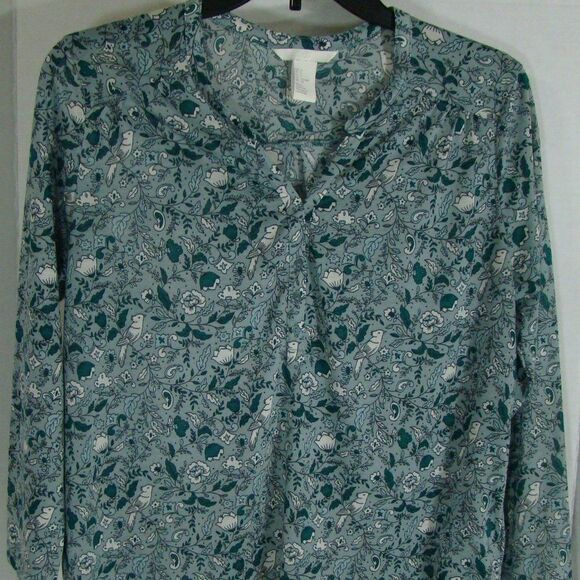 FINAL PRICE H&M Bird & Floral Print Blouse - Picture 2 of 9